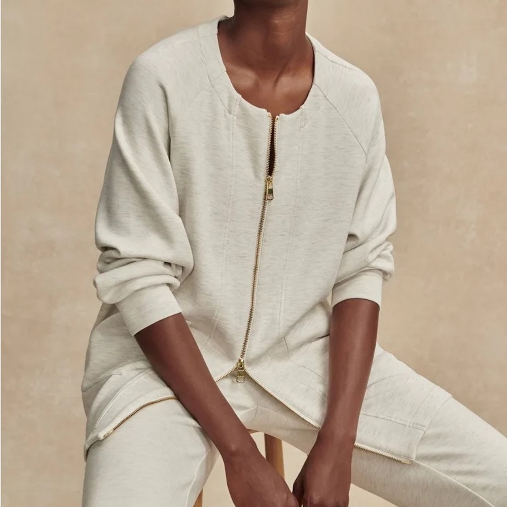 Varley Augusta Zip-Through Sweat